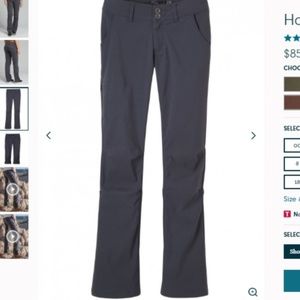 PRANA Halle UPF50 hiking Pant Gray sz10